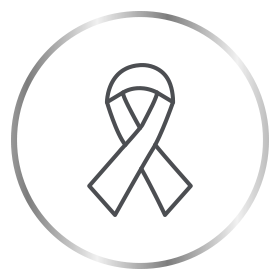 Canesten cancer ribbon icon